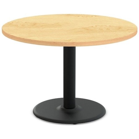 Special-T Table, Round, 42in Dia x 42in, Black Base/Crema Maple Top SCTCANT242BHBCM